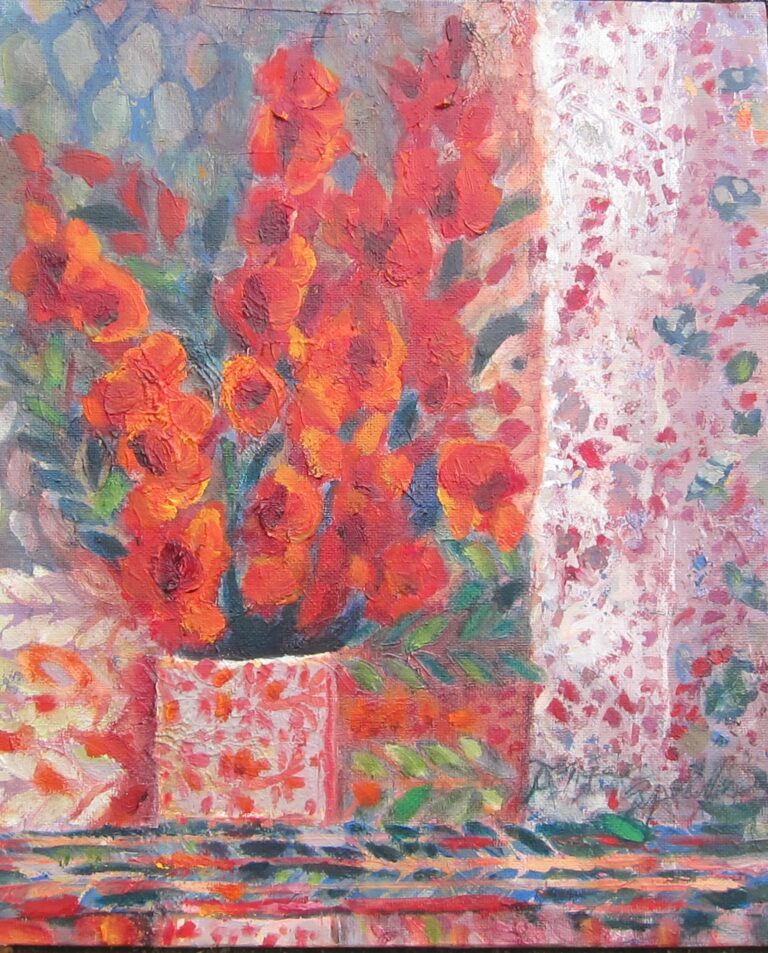 Curtain suggesting interior, restricted space.